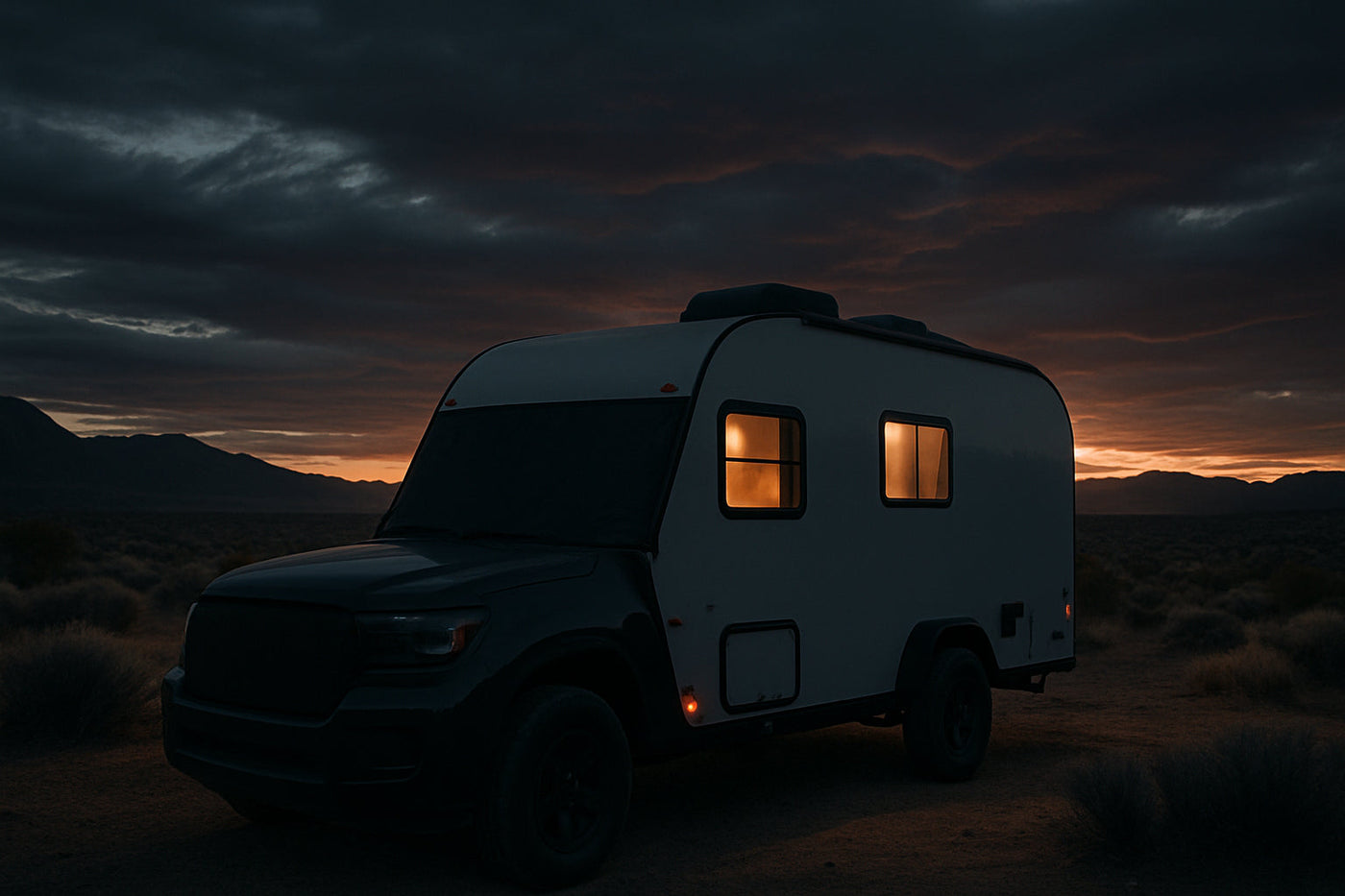 RV Windshield Cover as Theft Prevention