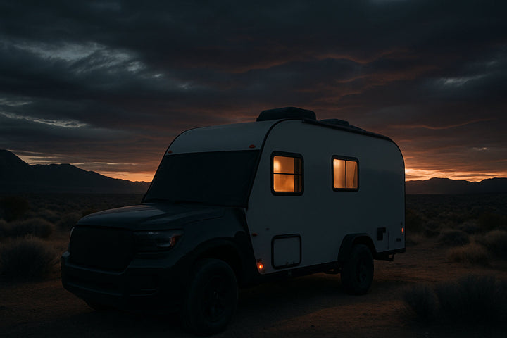 RV Windshield Cover as Theft Prevention