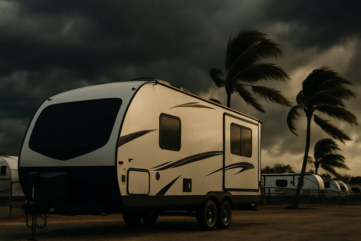 RV Windshield Cover for Hurricane Season Storage
