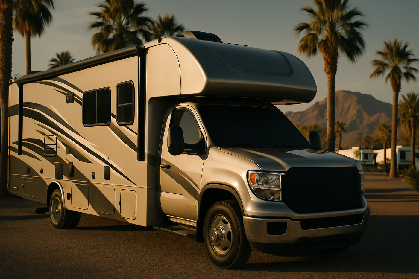 RV Windshield Cover for Arizona Snowbirds
